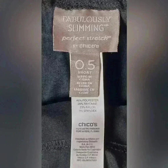 Chico's Fabulously‎ Slimming Perfect Stretch Pants in Gray Women's Size 0.5 - Picture 5 of 6
